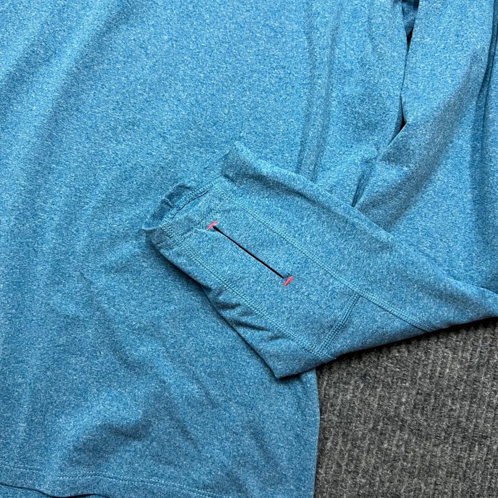 Nike Running Dri-FIT Element 1/4 Zip Pullover Blue Mens Medium 504606-413 ADV - Picture 6 of 9